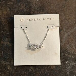 Kendra Scott Silver Lindy Necklace